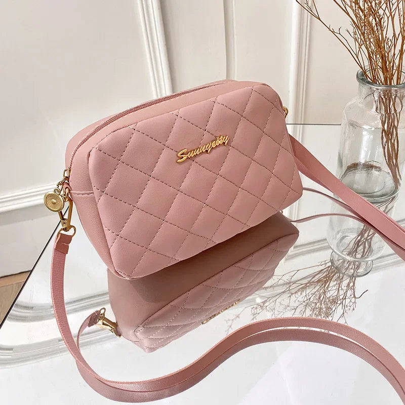 Tassel Small Messenger Bag For Women 2024 Trend Lingge Embroidery Camera Female Shoulder Bag Fashion Chain Ladies Crossbody Bags