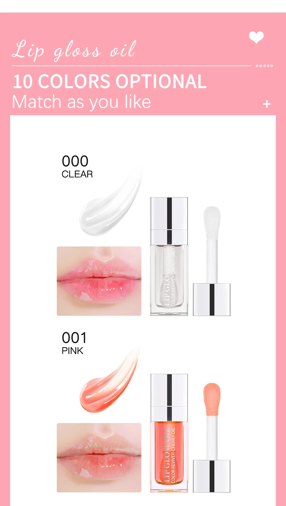 Moisturizing Lip Balm Original Lip Oil Gloss Care of the Lips Benetitnt for Lips Plumping Exfoliating Pink Plumping Gloss Oil